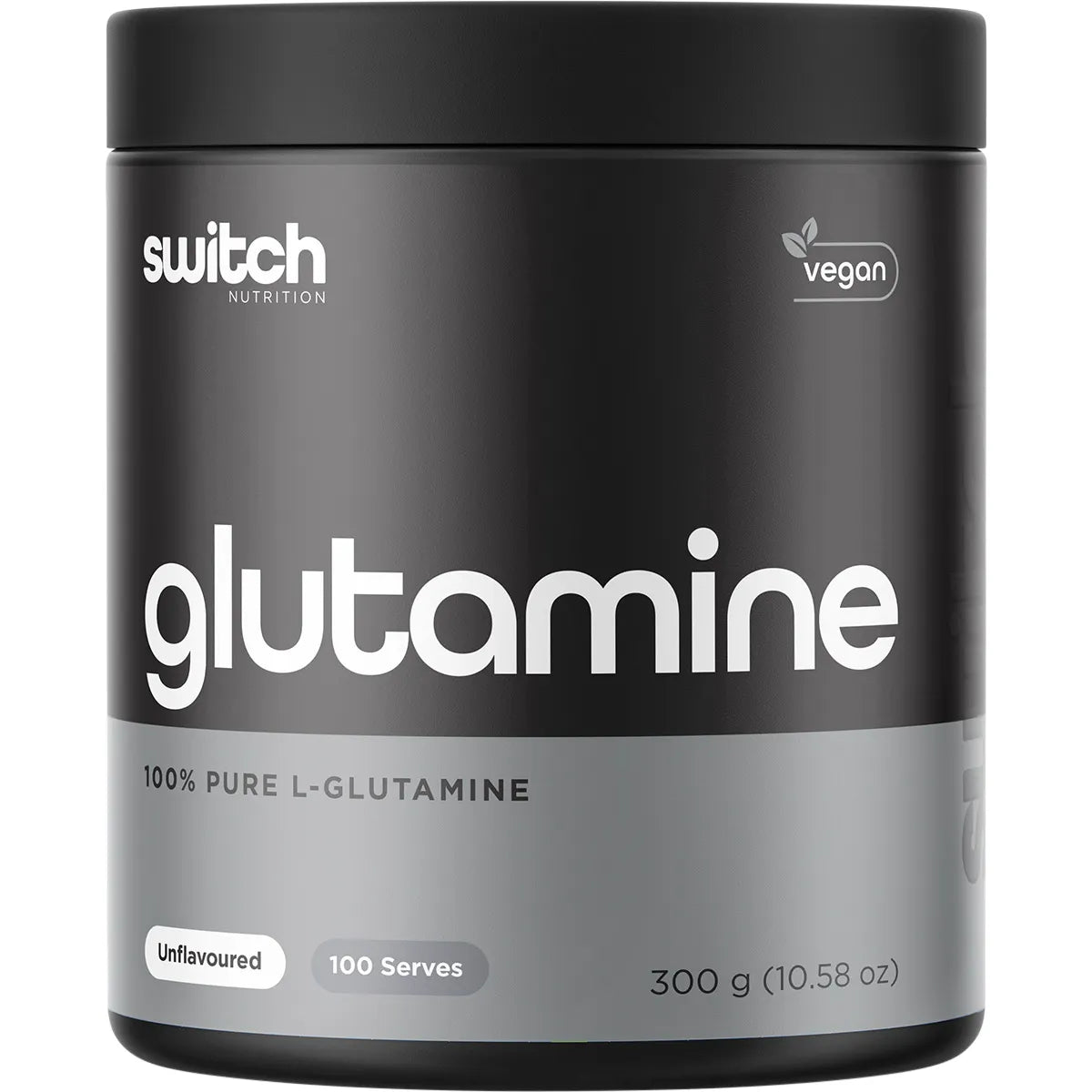 Switch Nutrition Glutamine 100% Pure L- Glutamine Unflavoured 300g