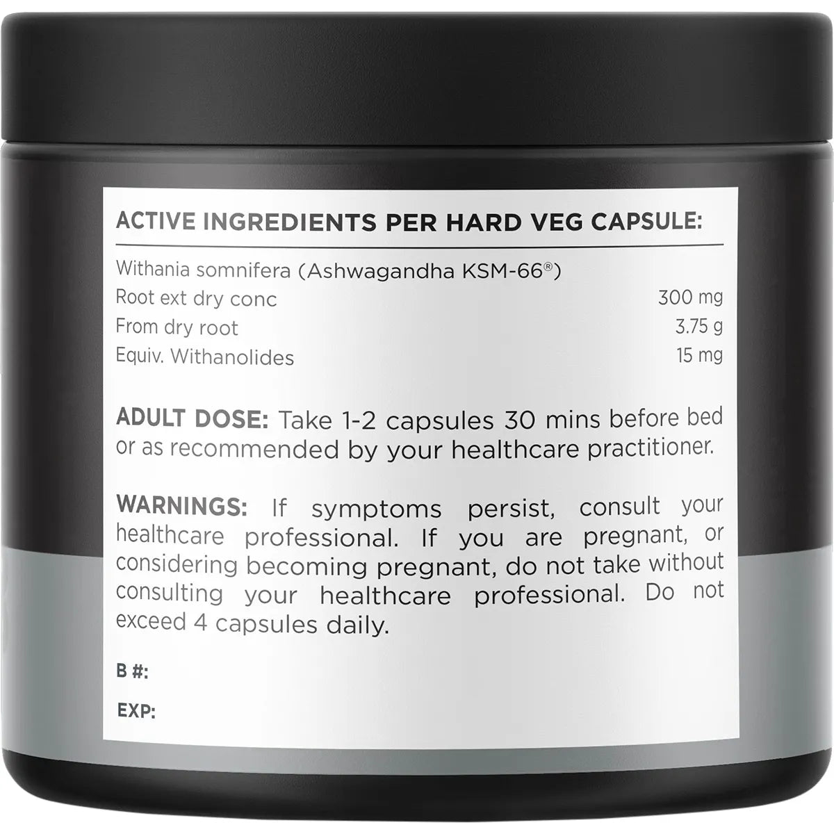 Switch Nutrition Ashwagandha 60 Caps