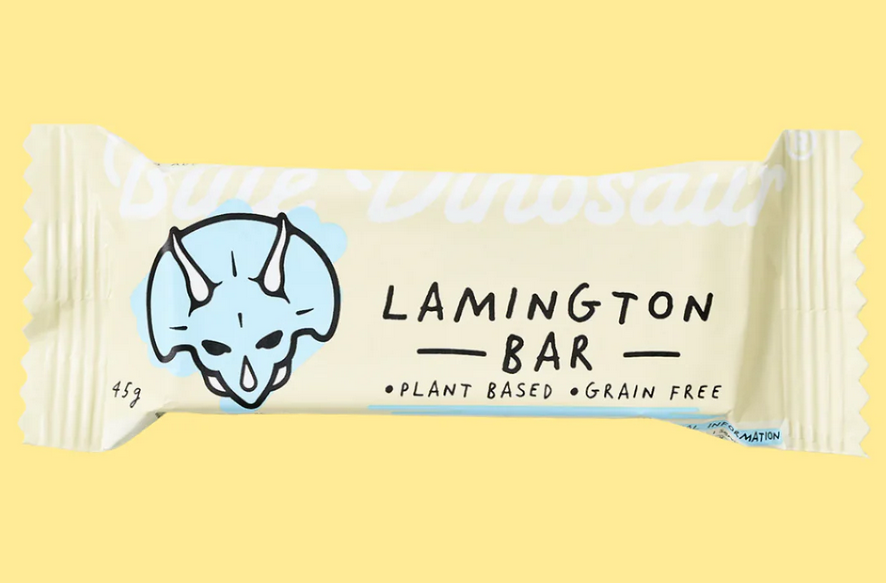 Blue Dinosaur Lamington Bar 45g x 12
