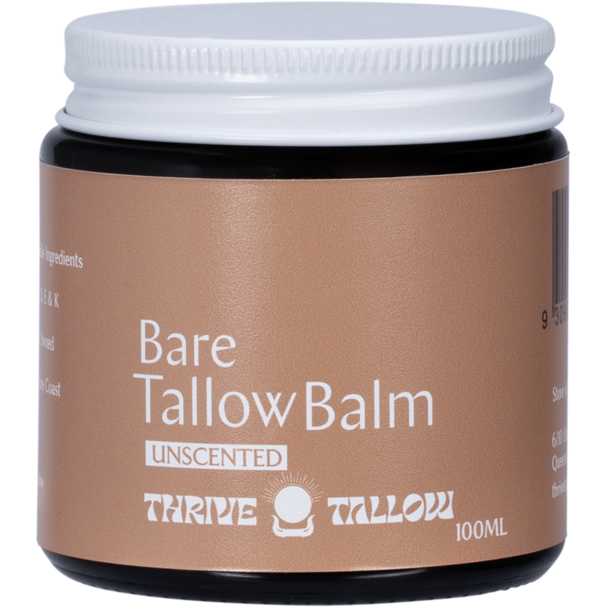 Thrive Tallow Bare Tallow Balm 100ml