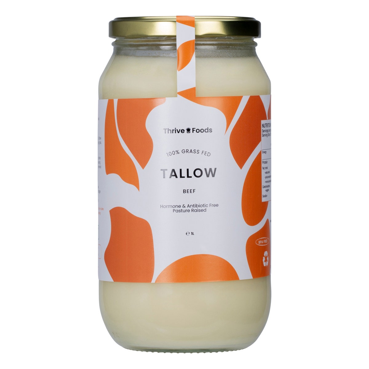 Thrive Tallow 100% Grass Fed Tallow