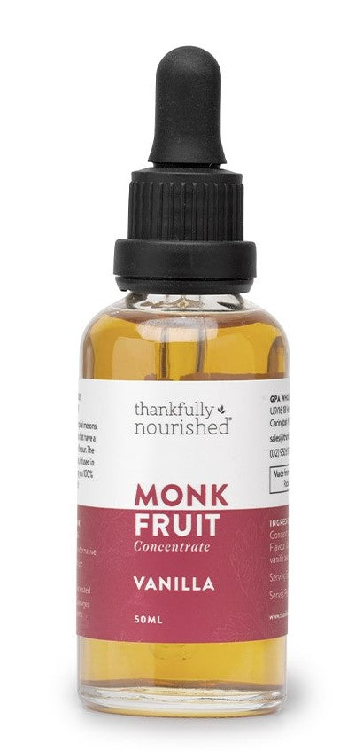 Thankfully Nourished Monk Fruit Concentrate Vanilla 50ml