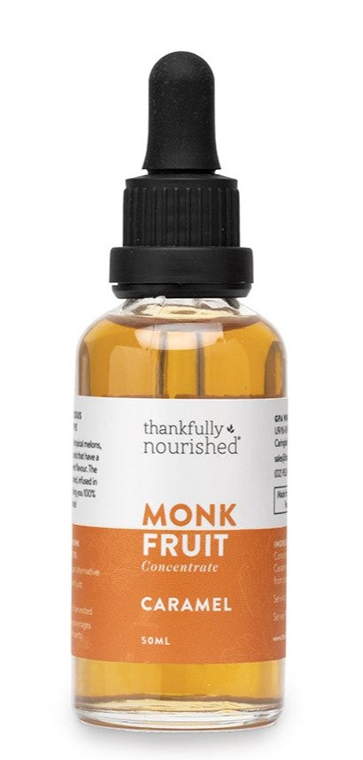 Thankfully Nourished Monk Fruit Concentrate Caramel 50ml