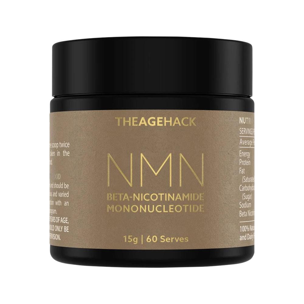 TheAgeHack NMN Beta-Nicotinamide Mononucleotide 100g front