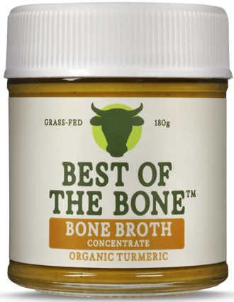 Best Of The Bone Broth Beef Concentrate Organic Tumeric 180g
