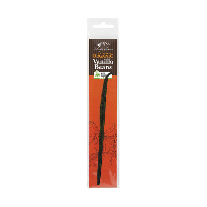 Chef's Choice Certified Organic Vanilla Single Beans