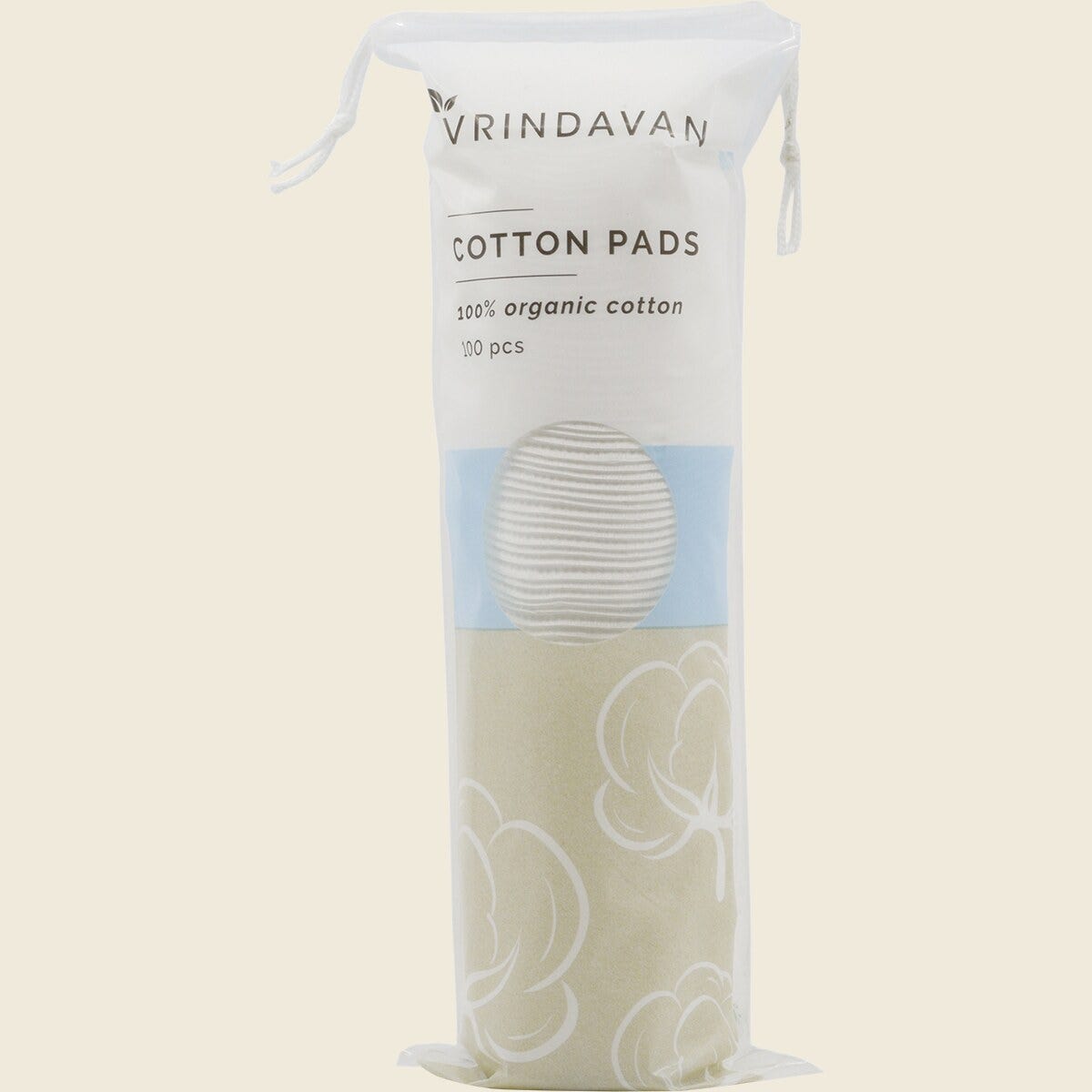 Vrindavan Organic Cotton Pads 100pcs
