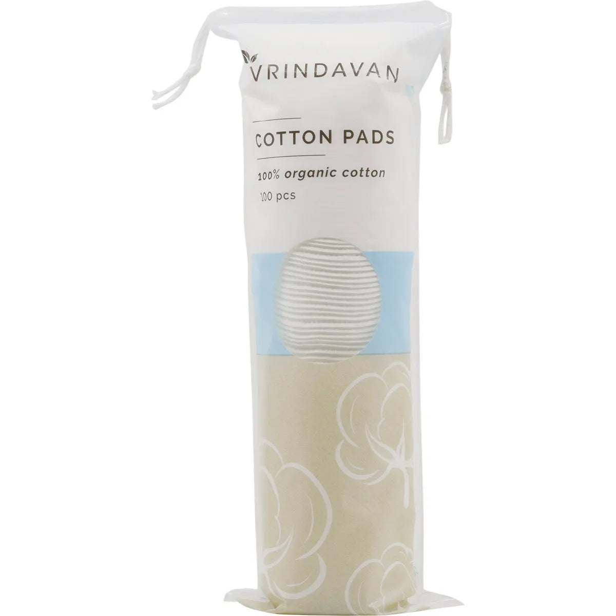 Vrindavan Organic Cotton Pads 100pcs
