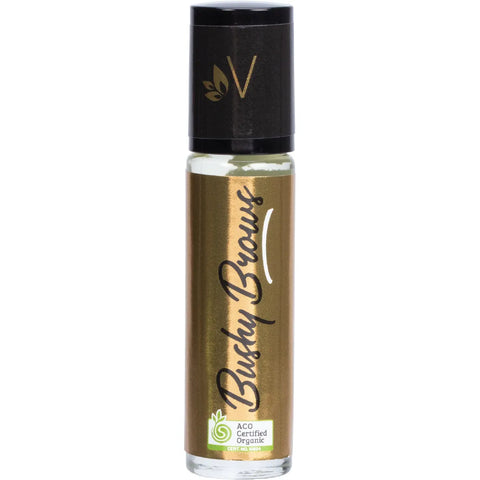 Vrindavan Bushy Brows - Gold - Certified Organic Castor Oil 10ml