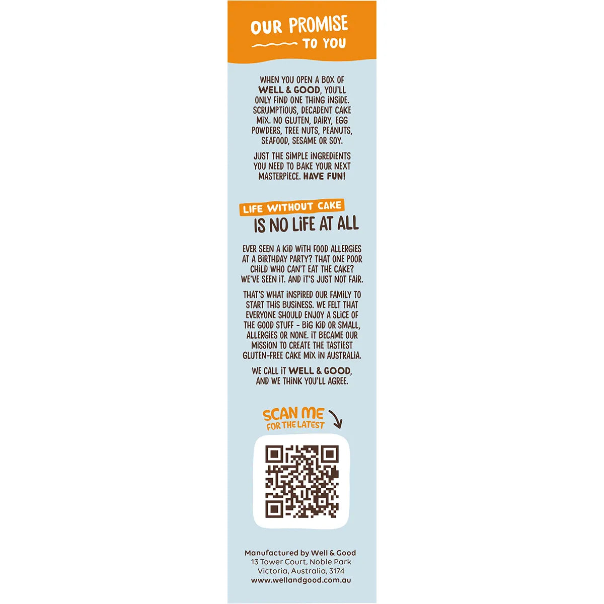 Well & Good Banana Bread Mix 40% Less Sugar 350g