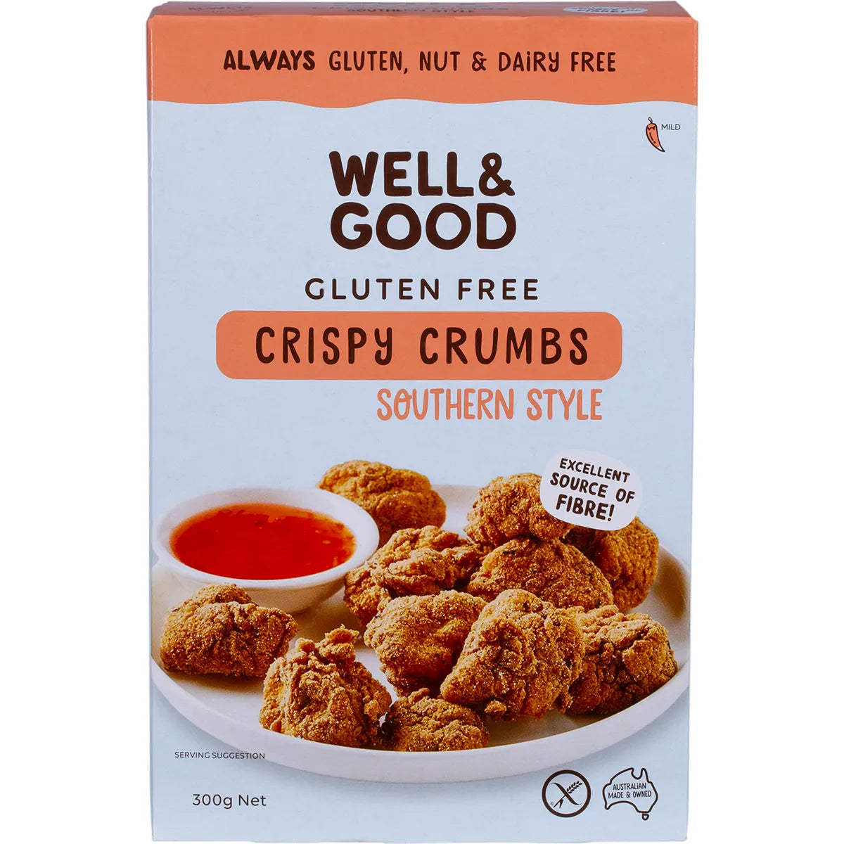 Well & Good Crispy Crumbs Southern Style 300g