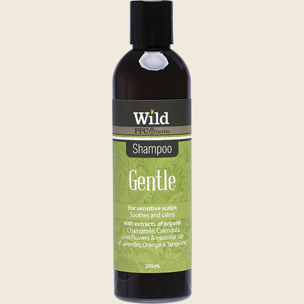 Wild Gentle Shampoo (Sensitive Scalps) 250ml front