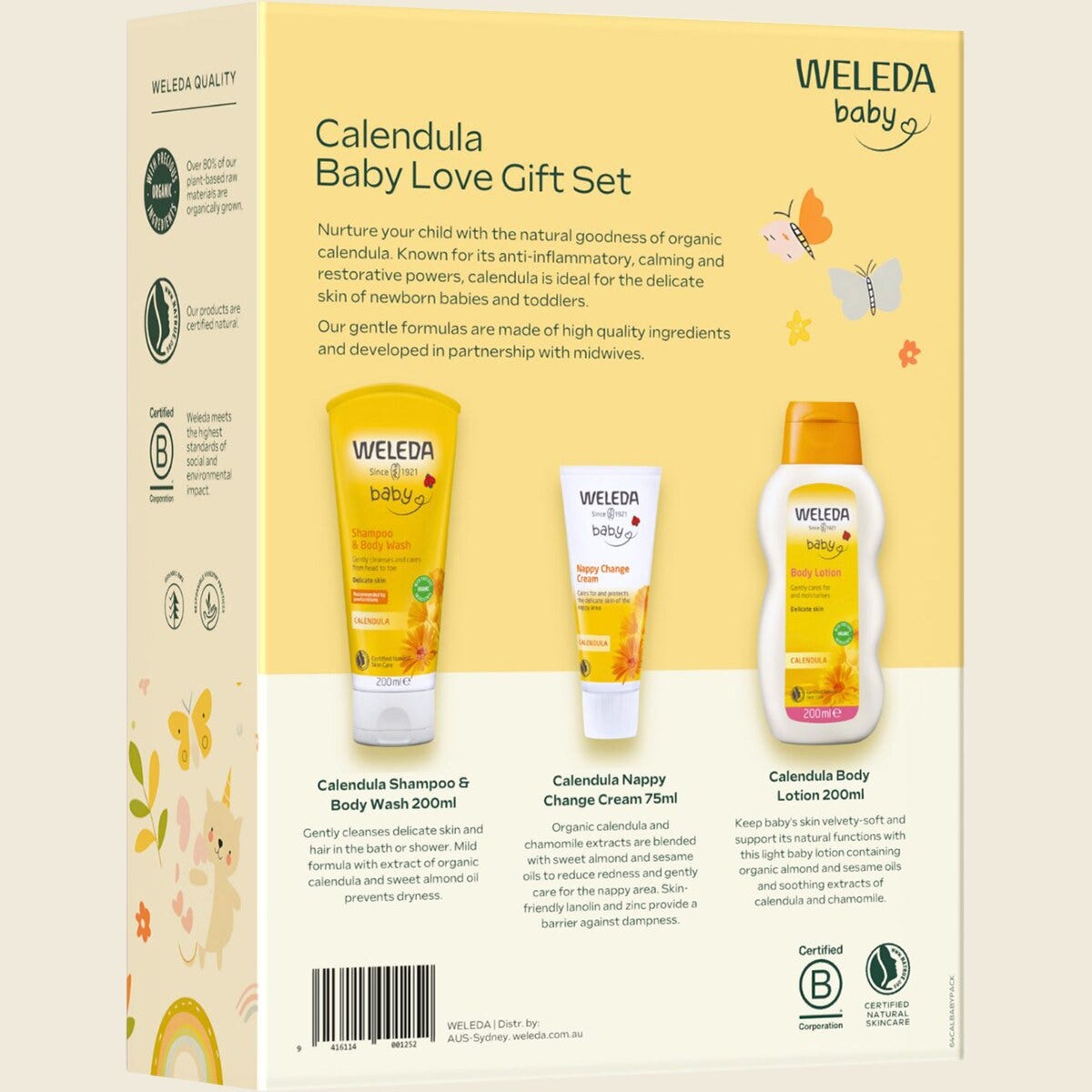 Weleda Baby Care Gift Pack Back