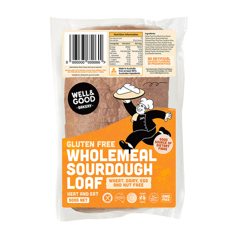 Well & Good - Gluten Free Wholemeal Sourdough Loaf 500g