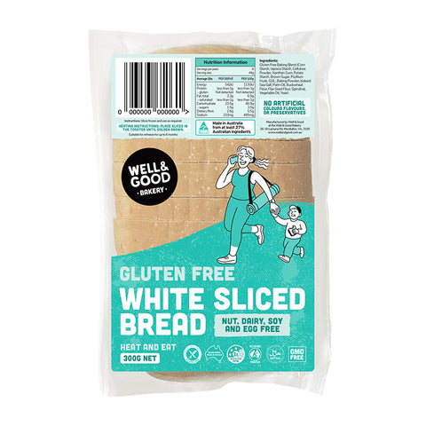 Well & Good - Gluten Free Sliced White Bread 300g