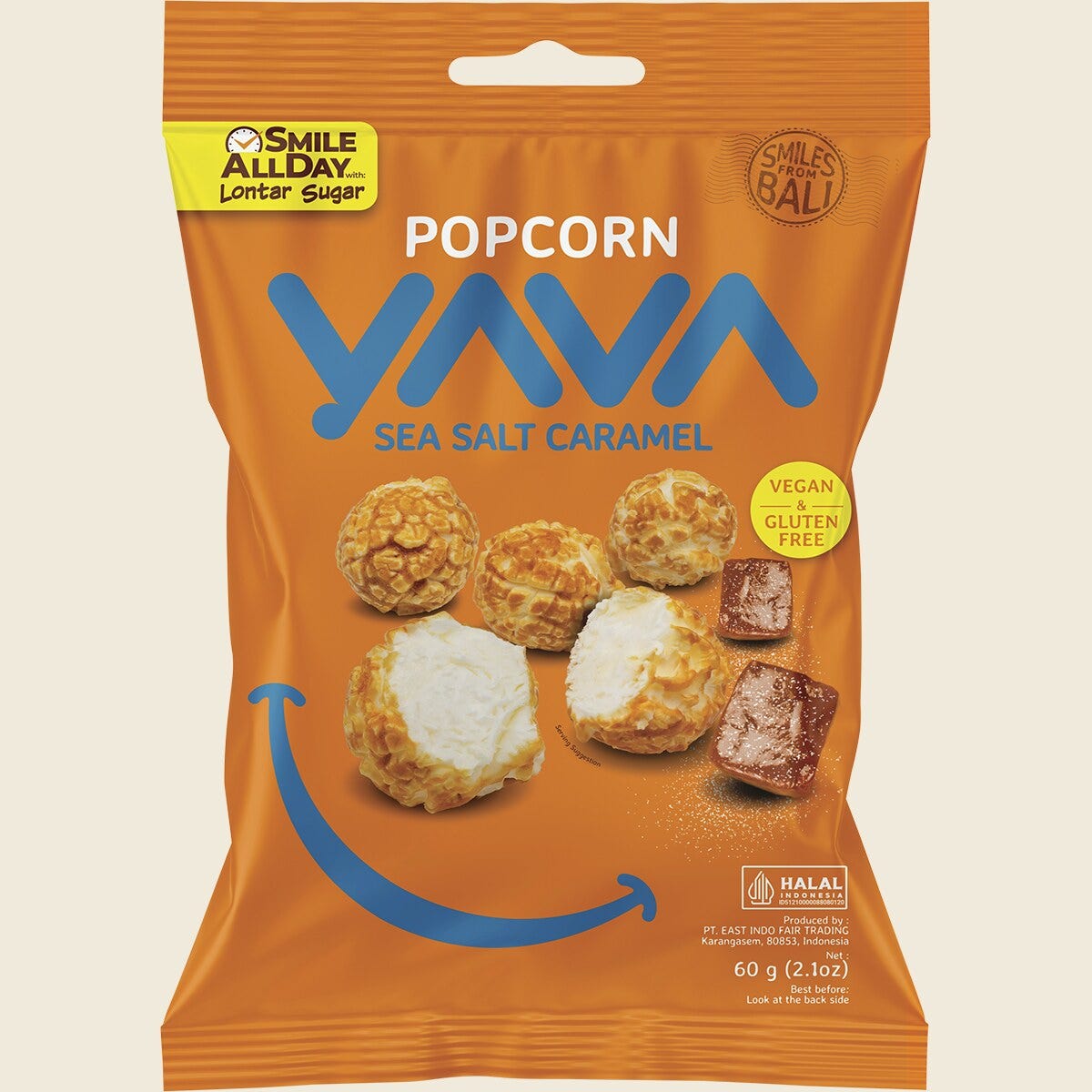 Yava Popcorn Sea Salt Caramel 60g