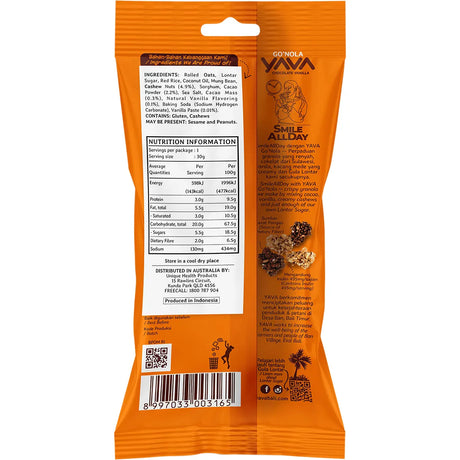 Yava Go'Nola Cacao Vanilla 30g x 12