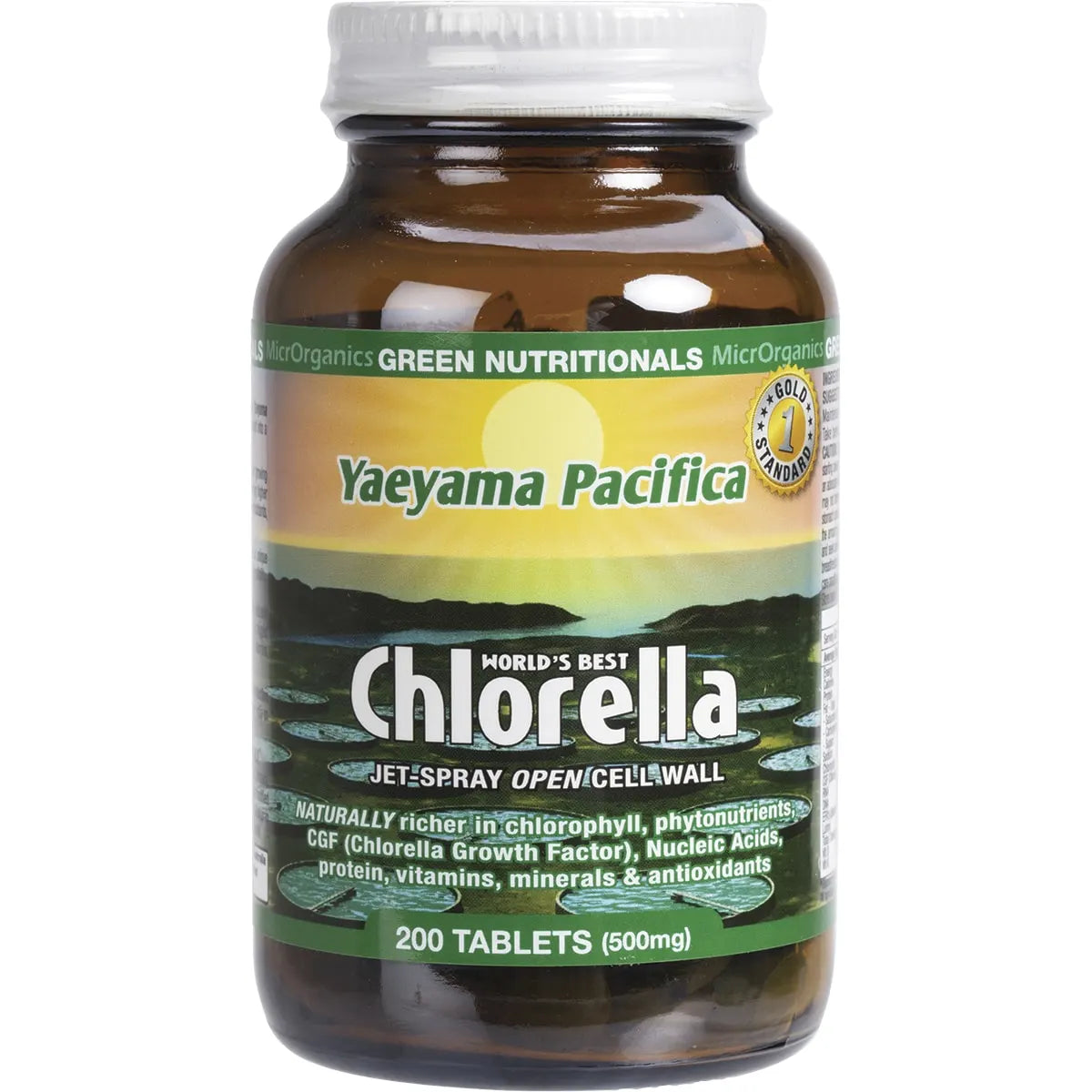 Green Nutritionals Chlorella (500mg) 200 Tabs