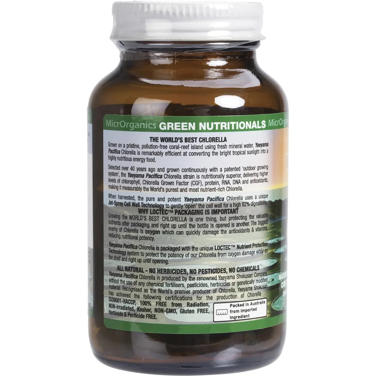 Green Nutritionals Chlorella (500mg) 200 Tabs