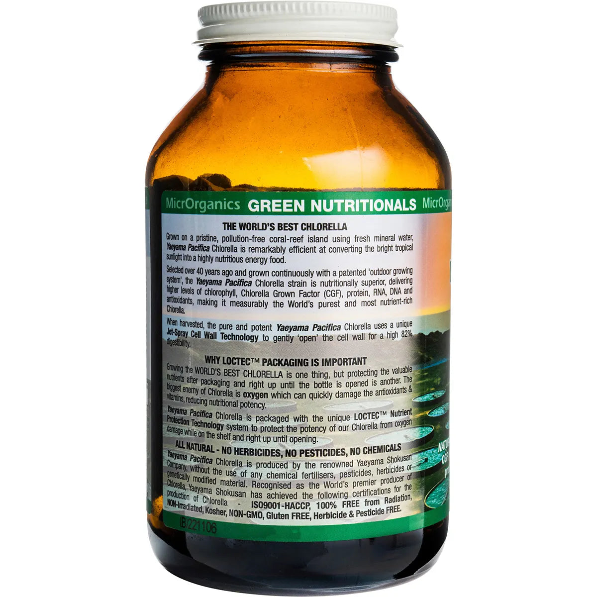 Green Nutritionals Chlorella (500mg) 500 Tabs