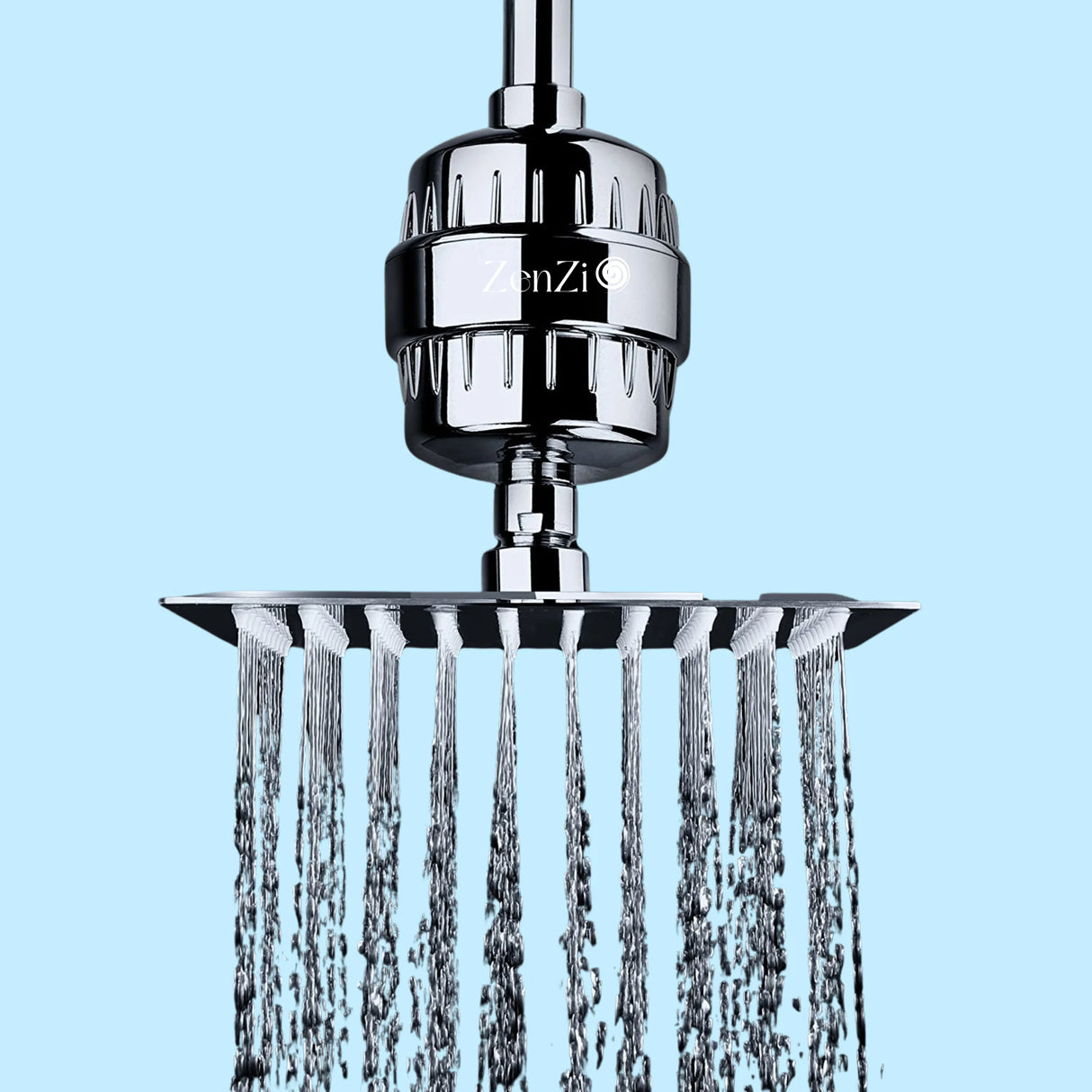 ZenZi Water Shower Filter Installed