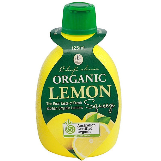 Chef's Choice Certified Organic Lemon Squeeze 125ml