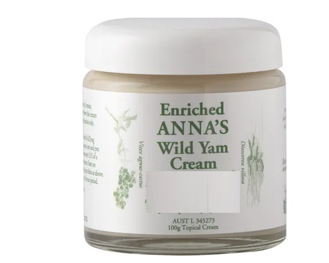 Anna's Wild Yam Cream For Her 100g PREORDER due March 2024 Limit 2 per order