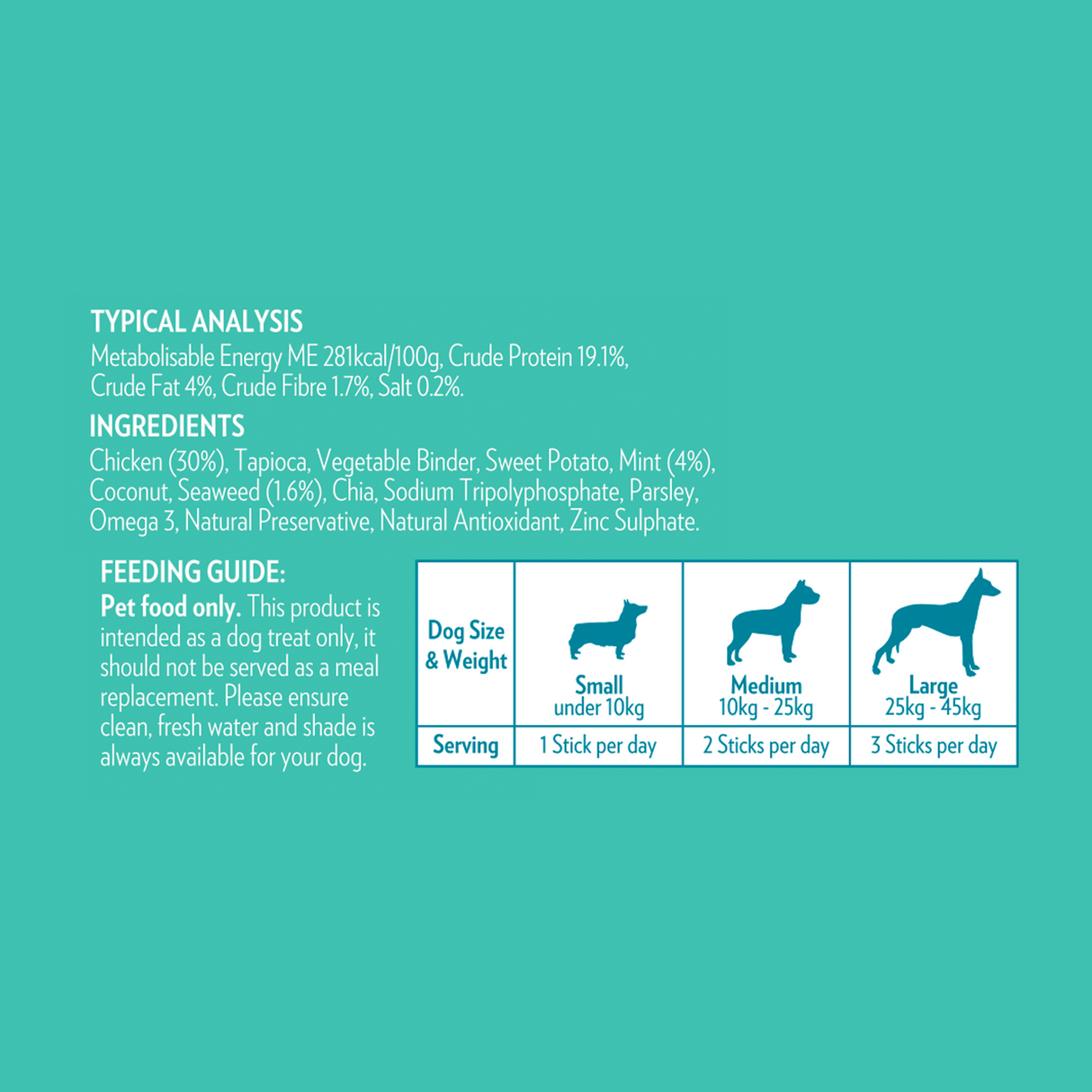 Mayver's Rover's Reward Advanced+ Natural Dental Stick 150g x 6