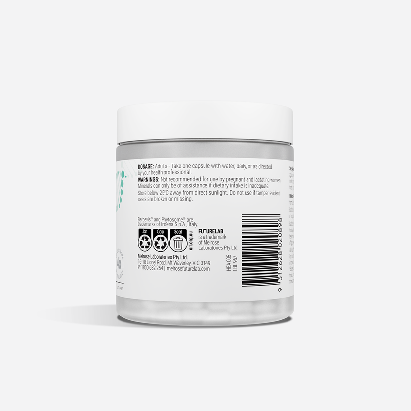 Melrose FutureLab Berberine Complex 30vc Back