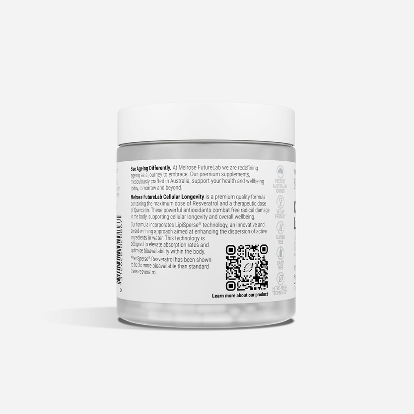 Melrose FutureLab Cellular Longevity 30vc Side