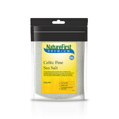 Nature First Celtic Sea Salt Fine Celtic 500g CLEARANCE