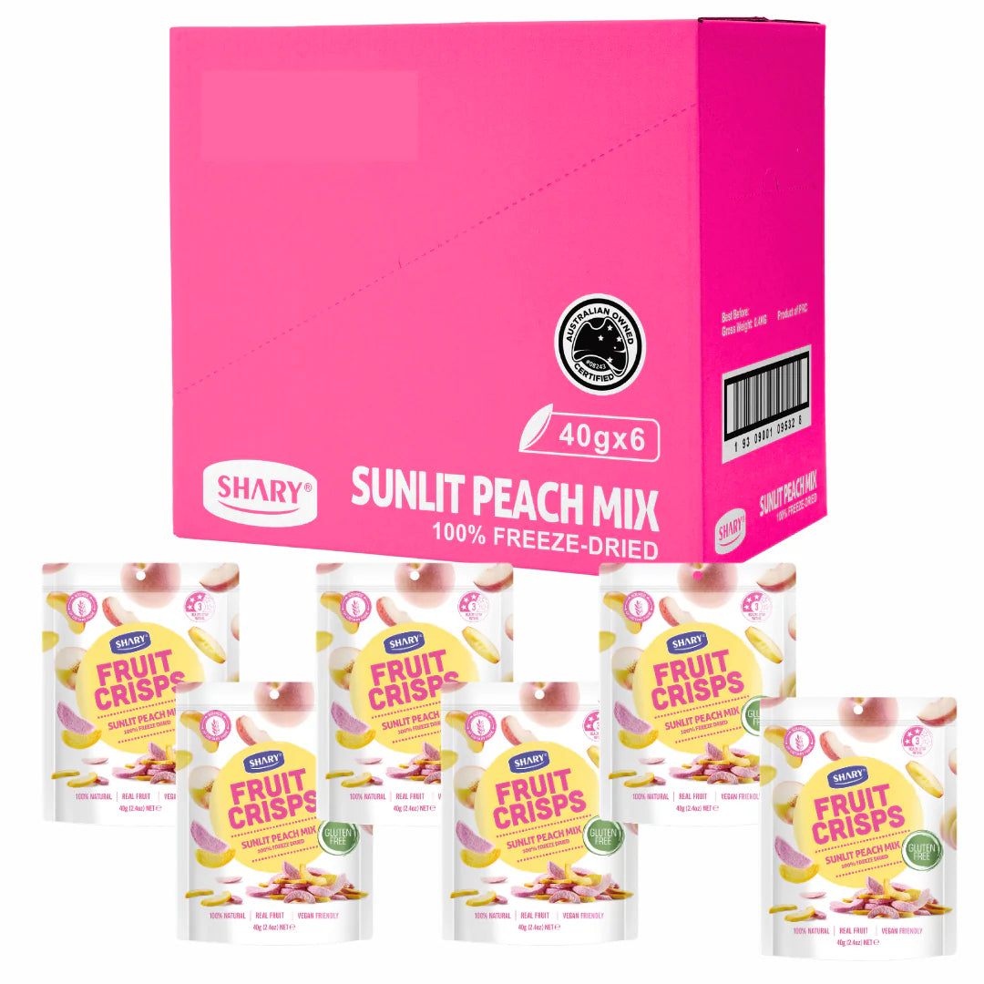 Shary Sunlit Peach Mix Crisps 40g