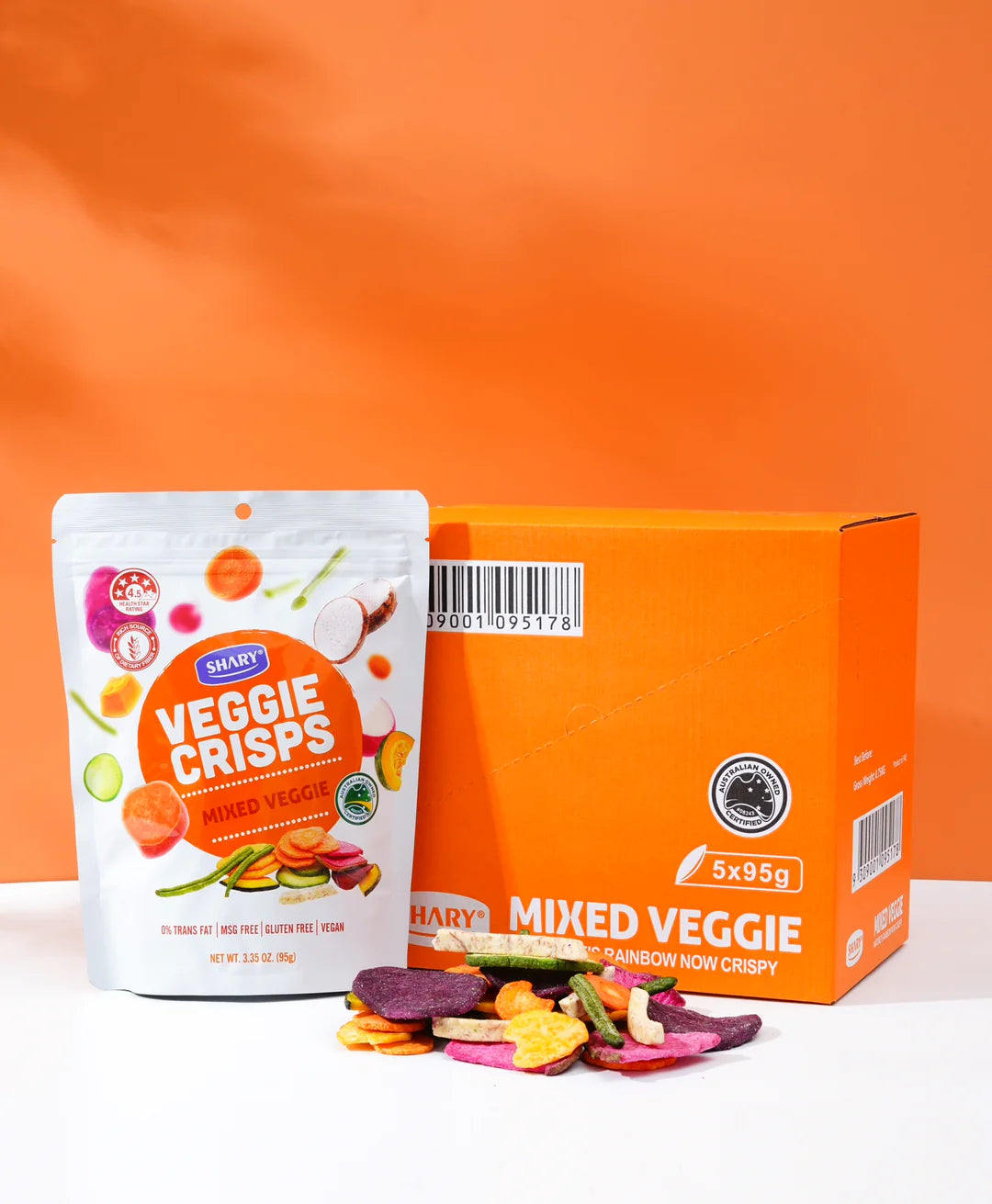 Shary Mixed Veggie CRISPS 45g