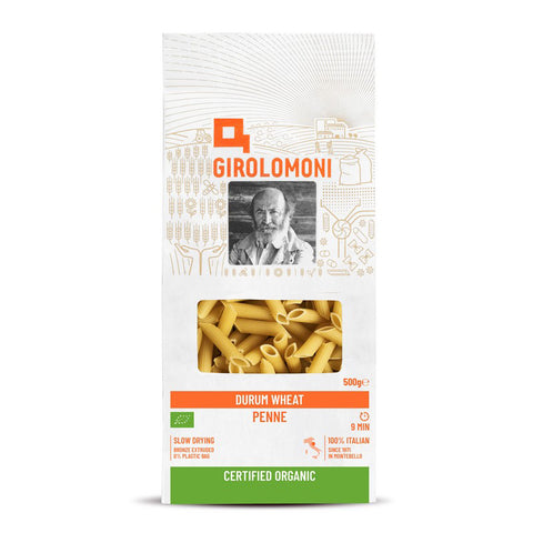 Girolomoni Durum Wheat Semolina Penne Rigate 500g