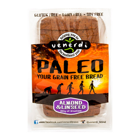 Venerdi Paleo Bread Almond and Linseed 550g SYD ONLY