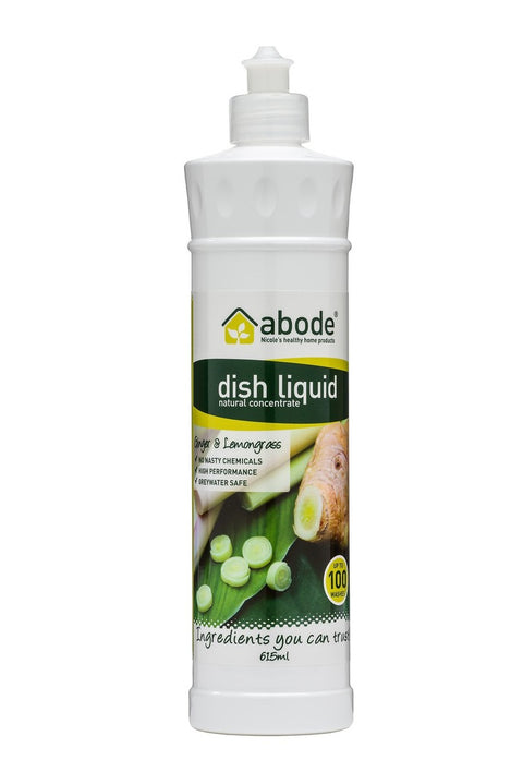 Abode Dish Liquid Ginger & Lemongrass 615ml