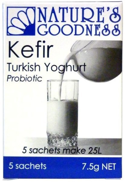 Nature's Goodness Kefir Turkish Yoghurt Probiotic 5 sachets 7.5g