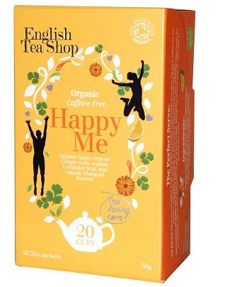 English Tea Shop Organic Caffeine Free Happy Me, 20 Sachet Tea Bags