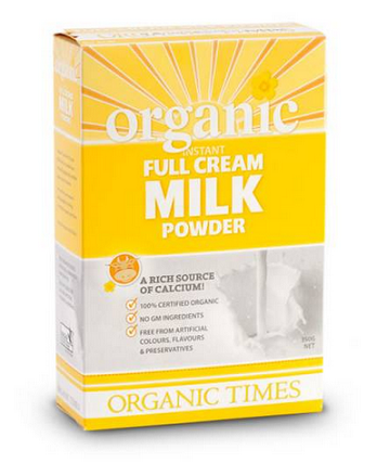Organic Times Full Cream Milk Powder 300g