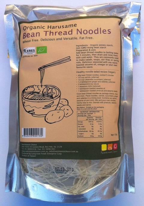 Nutritionist Choice Organic Potato & Bean Thread Noodles 135g