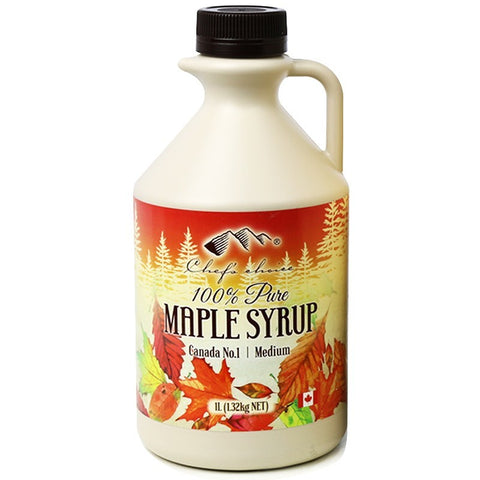 Chef's Choice 100% Pure Canadian Maple Syrup BULK 1L 