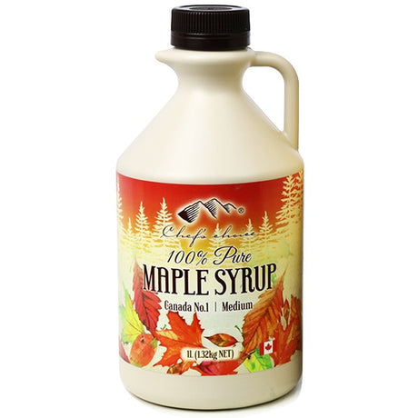 Chef's Choice 100% Pure Canadian Maple Syrup BULK 1L