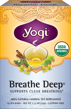 Yogi Tea Breathe Deep Herbal Tea 16 Bags (24g)