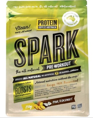 Protein Supplies Australia Spark Pre-workout Pine Coconut 250g