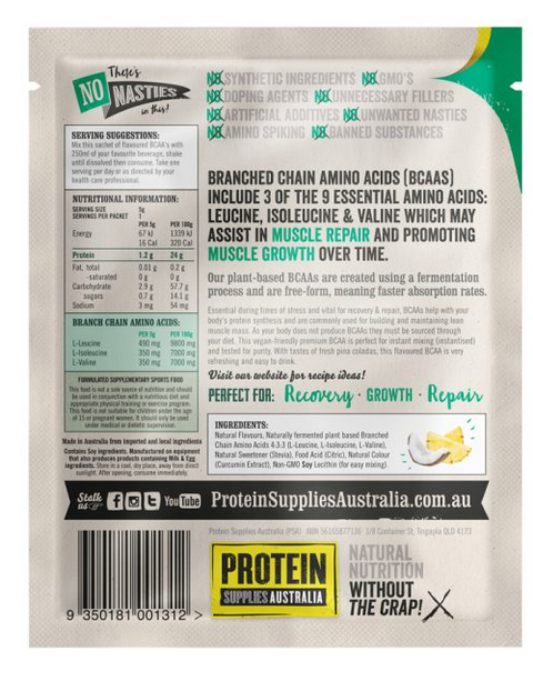 Protein Supplies BCAA Pine Coconut - 200g