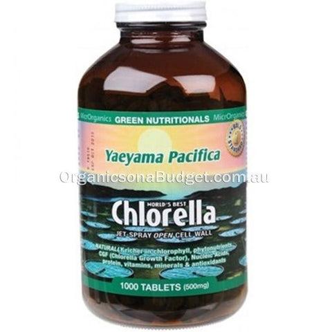Green Nutritionals Yaeyama Pacifica Chlorella 1000 Tabs