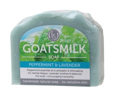 Harmony Soapworks Peppermint & Lavender Goat's Milk Soap 140g