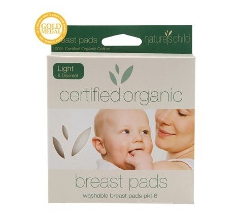 Nature's Child Organic Light Washable Breast Pads 6 pack