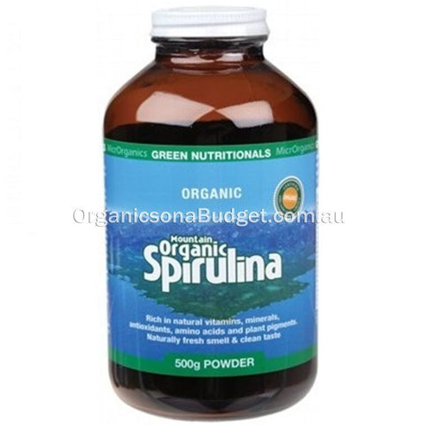 Green Nutritionals Organic Spirulina Powder 500g