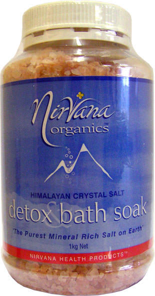 Nirvana Organics Himalayan Detox Bath Soak Salt 1kg